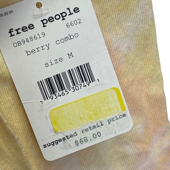 Free People We The Free All Mine Top Relaxed Berry Orange - Picture 11 of 13